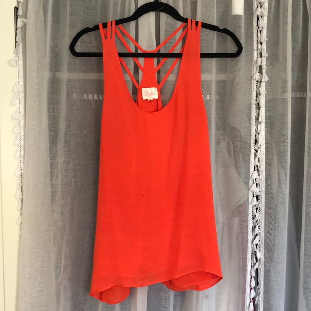 Parker silk tank